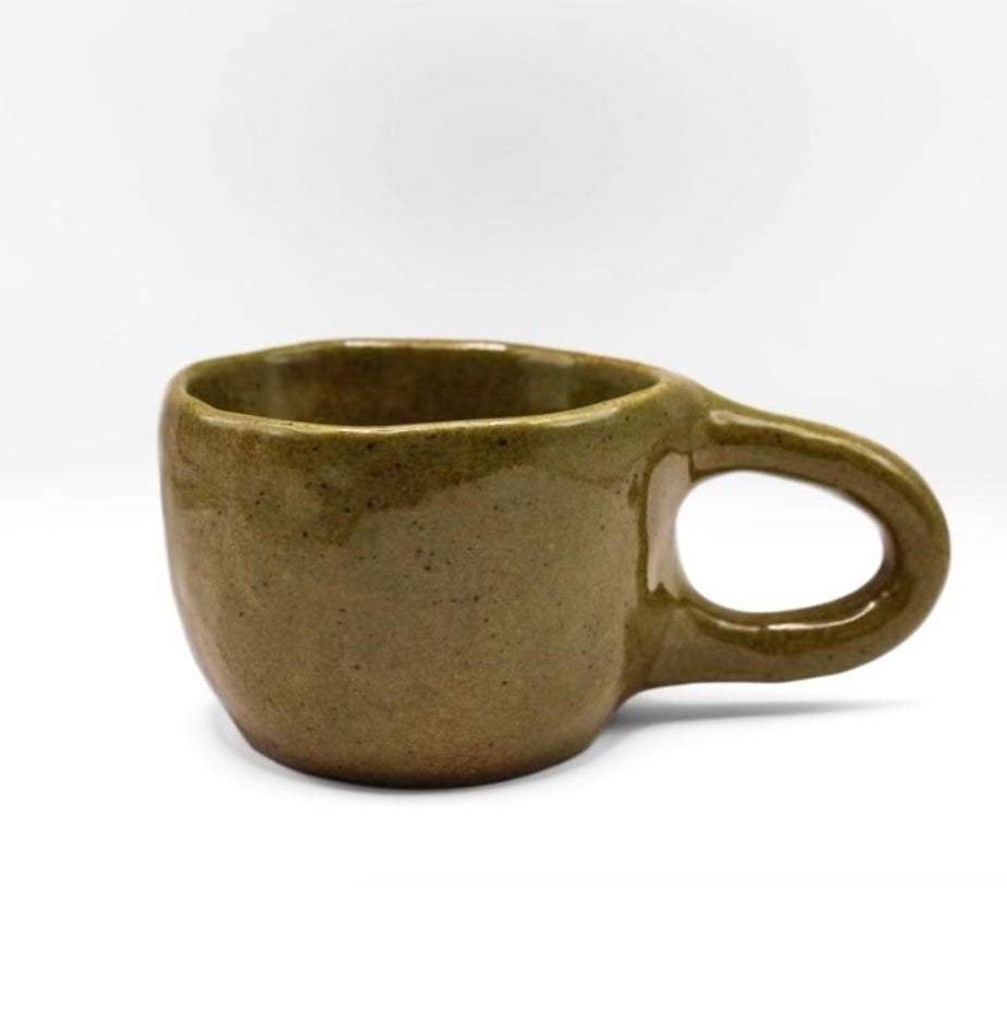 Green Speckled Mug