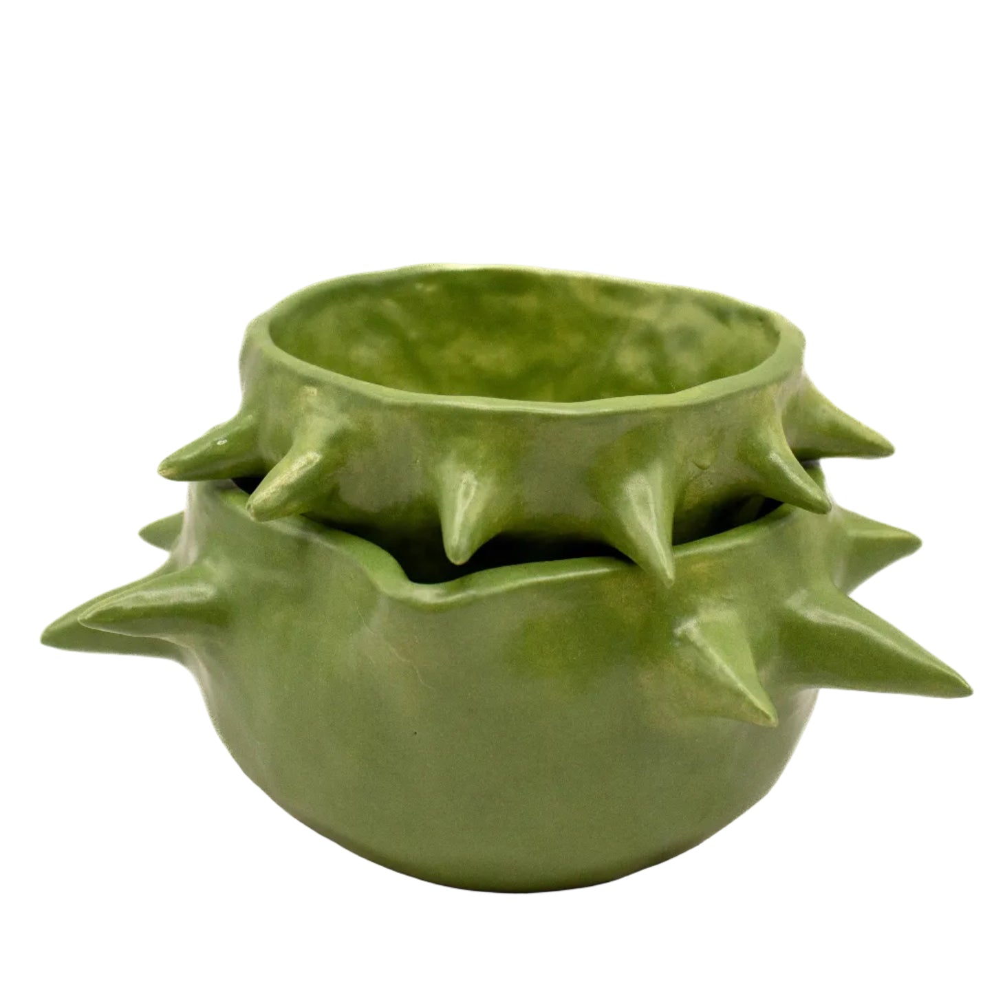 A Green Spiky Matcha Set