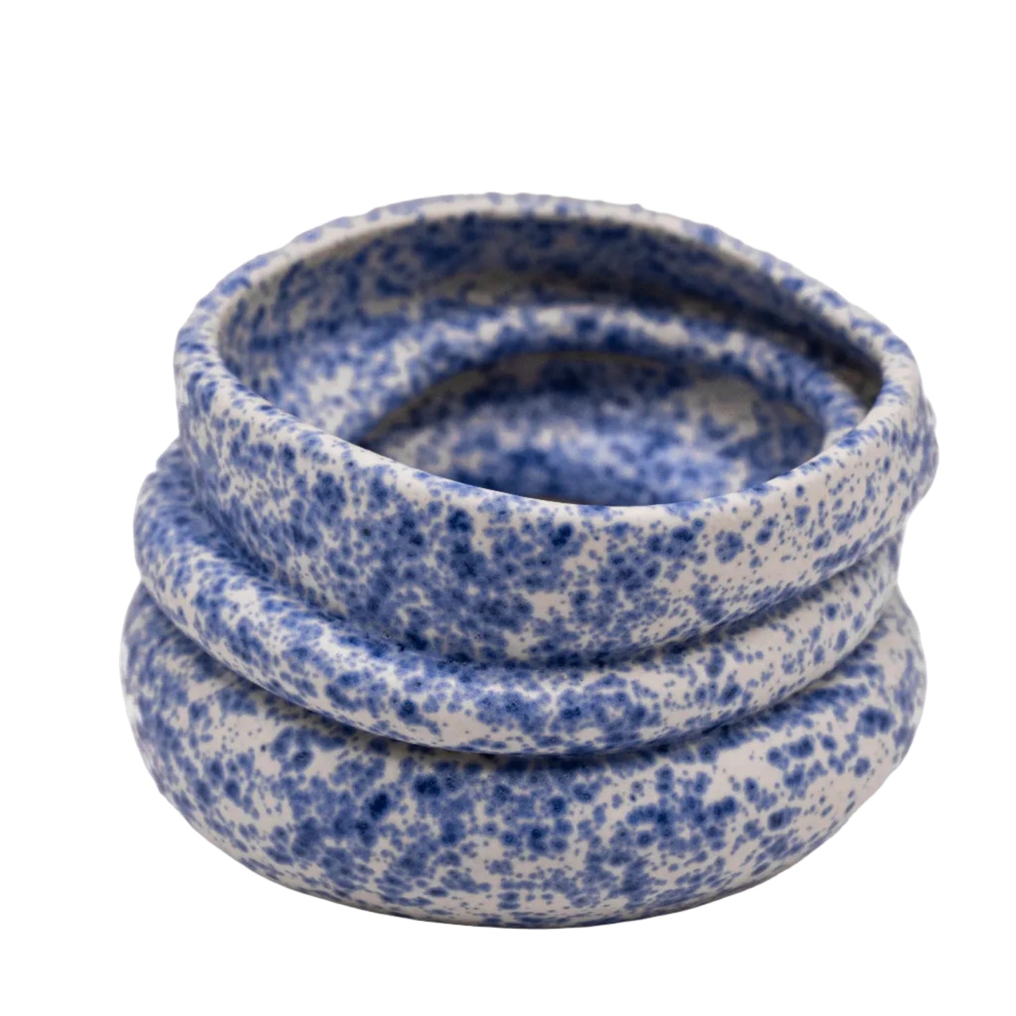 Blue Splatter Matcha Set
