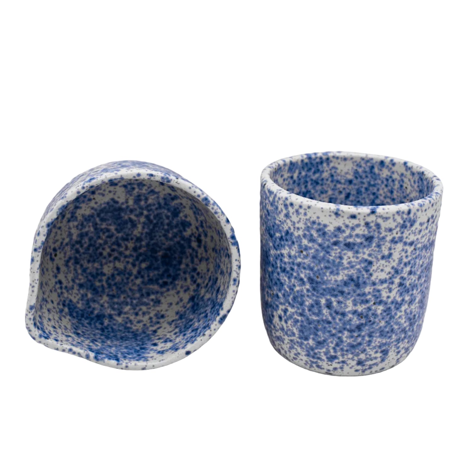 Blue Splatter Matcha Set