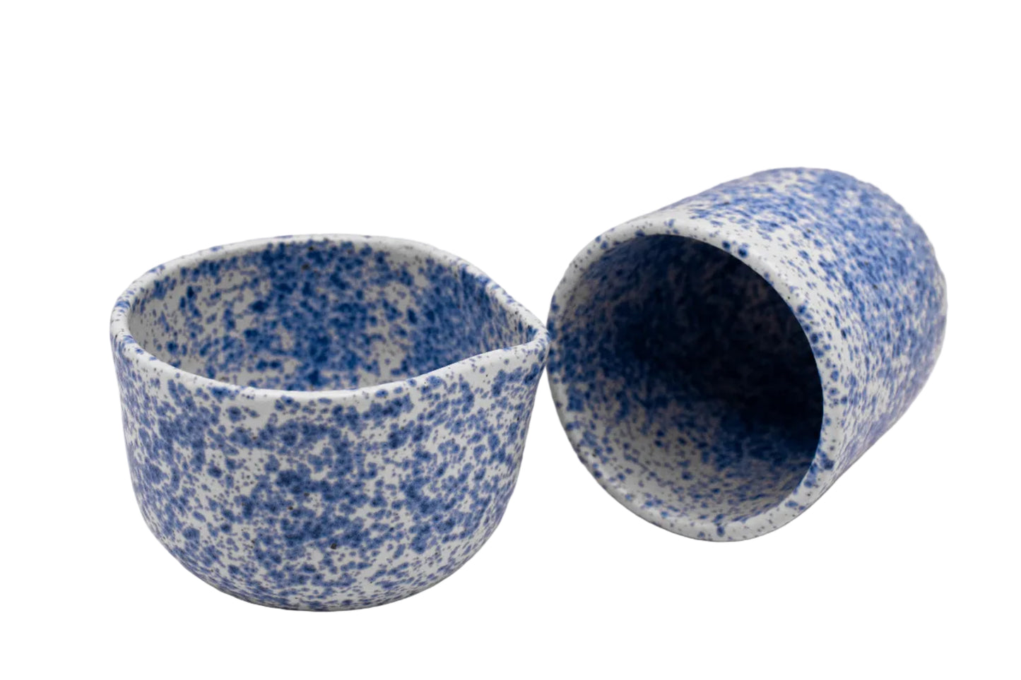 Blue Splatter Matcha Set
