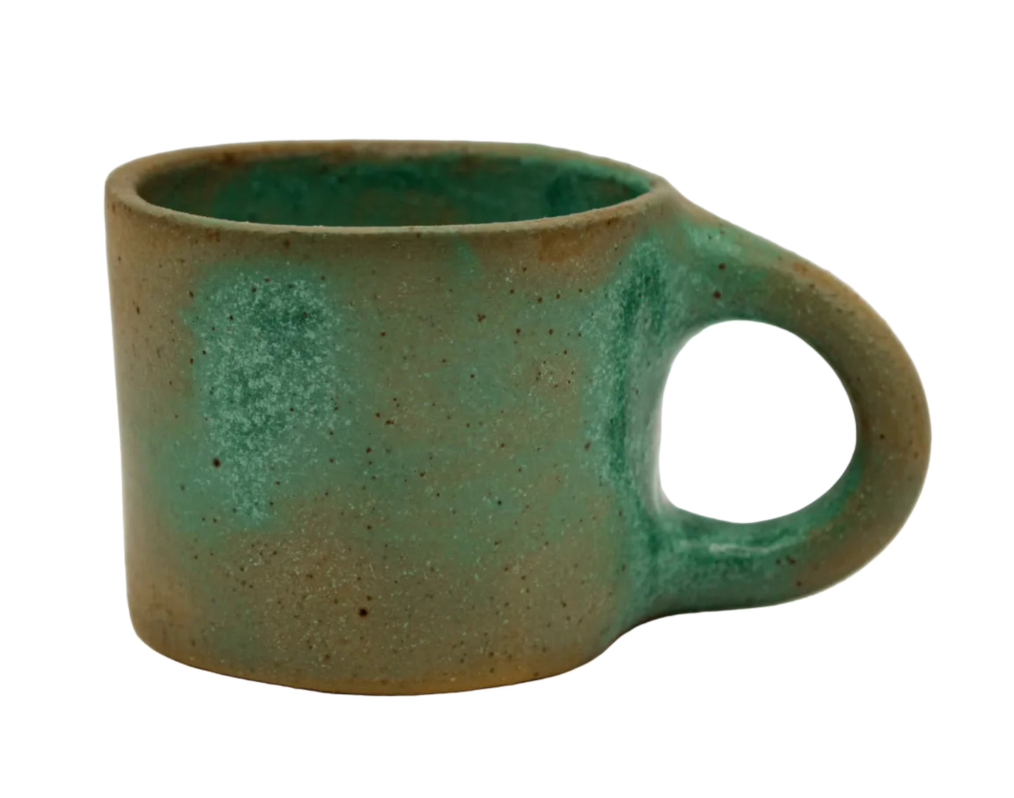 Rusted Teal Green Mug