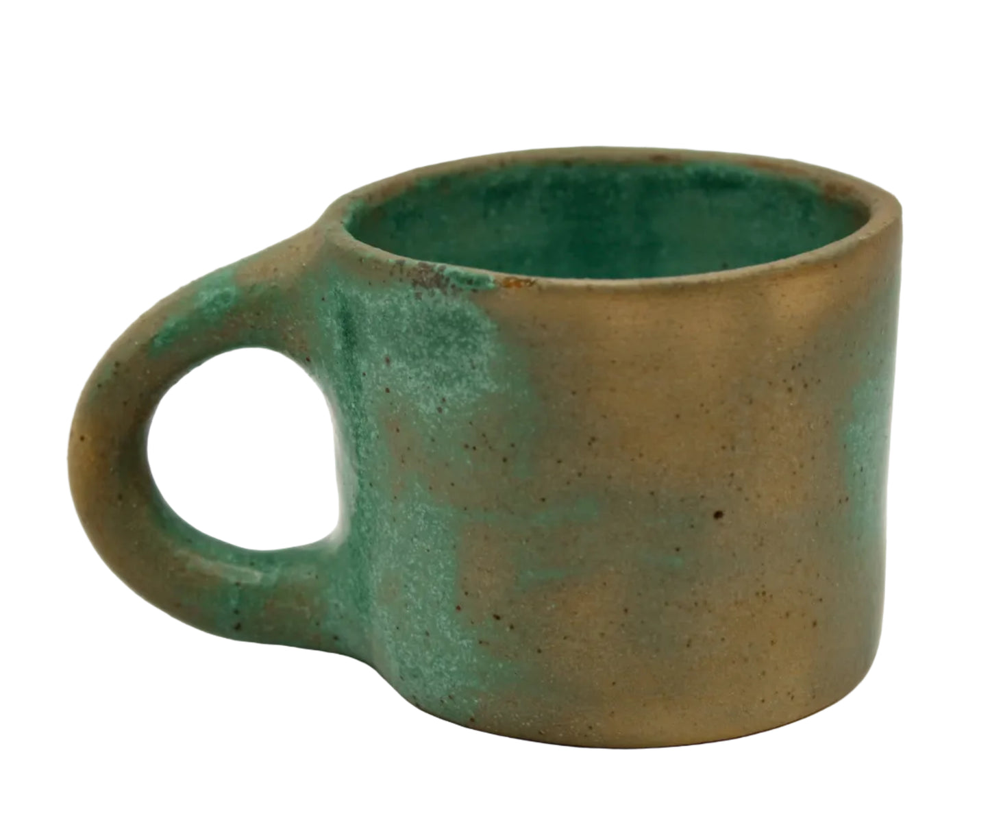 Rusted Teal Green Mug