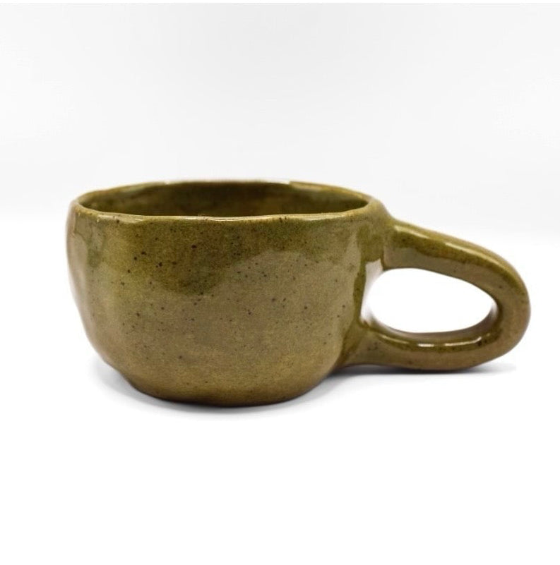 Green Speckled Mug