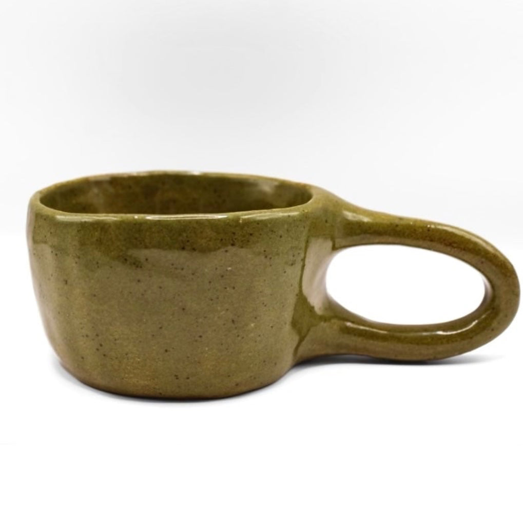 Green Speckled Mug